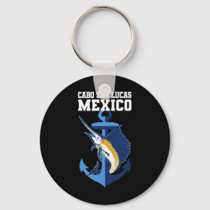 Cabo San Lucas Marlin Fishing Adventure Anchor  Keychain