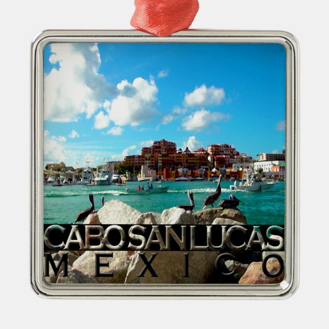 Cabo San Lucas Metal Ornament (Front)