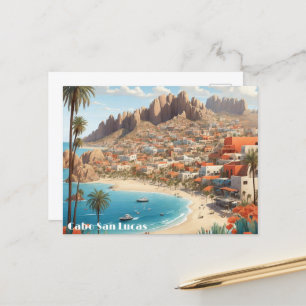 Cabo San Lucas Mexico Beach Ocean Trip Postcard