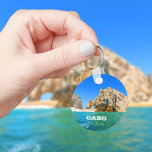 Cabo San Lucas Mexico Beach The Arch Keychain<br><div class="desc">This design was created though digital art. It may be personalized in the area provided by changing the photo and/or text. Or it can be customized by choosing the click to customize further option and delete or change the colour the background, add text, change the text colour or style, or...</div>