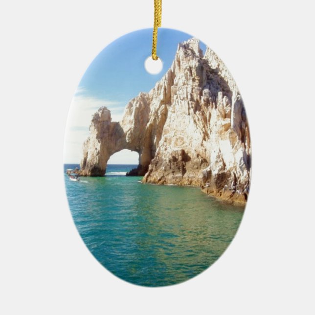 Cabo San Lucas Mexico Ceramic Ornament (Front)