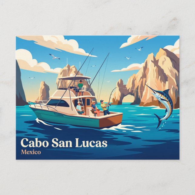 Cabo San Lucas Mexico Postcard (Front)