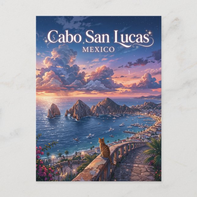 Cabo San Lucas Mexico Postcard (Front)