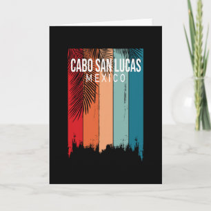 Cabo San Lucas Mexico Retro  Card