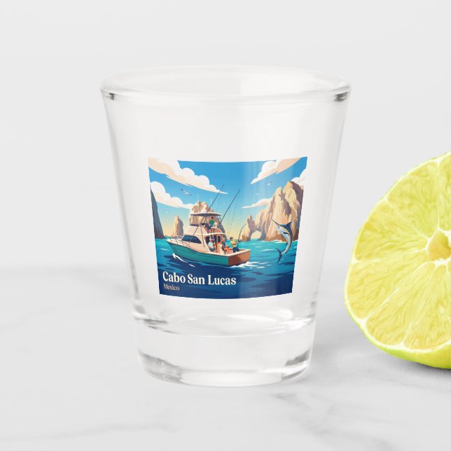 Cabo San Lucas Mexico Shot Glass (Front)