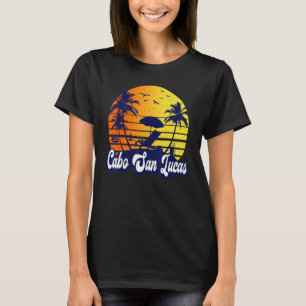 Cabo San Lucas Mexico Sunset Beach Retro T-Shirt