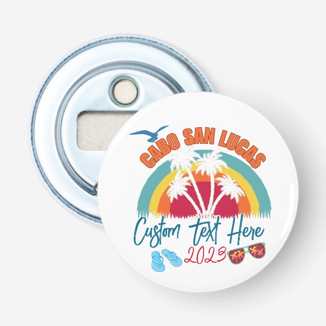 Cabo San Lucas Mexico Vacation Personalization  Bottle Opener (Front)