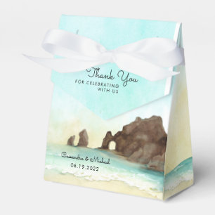 Cabo San Lucas Mexico Watercolor Favor Box