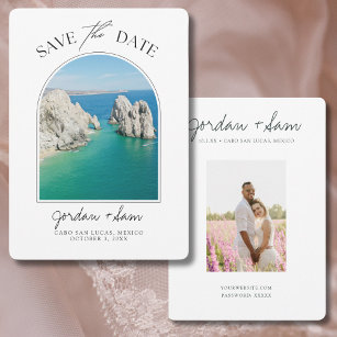 Cabo San Lucas Mexico Wedding Save the Date Invitation