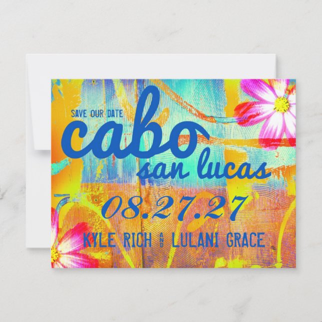 CABO SAN LUCAS Save the Date Destination (Front)