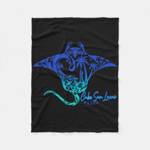 Cabo San Lucas Sea Stingray Mexico Matching Family Fleece Blanket