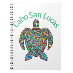 Cabo San Lucas Tribal Turtle Notebook