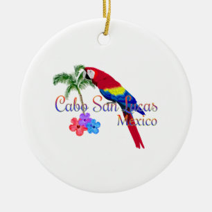 Cabo San Lucas Tropical Beach Ceramic Ornament