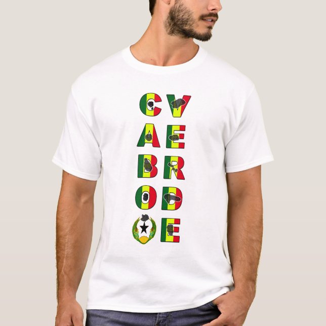 Cabo Verde Colours T-Shirt (Front)