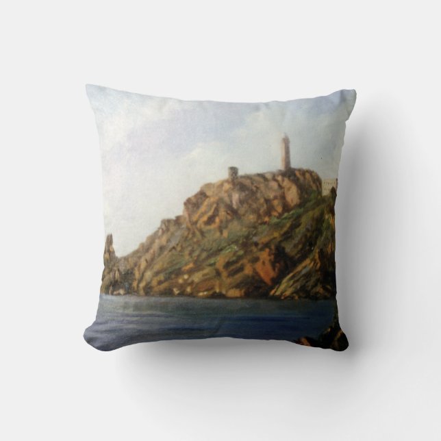 Cabo Vilano (Camariñas. A Coruña) Throw Pillow (Front)