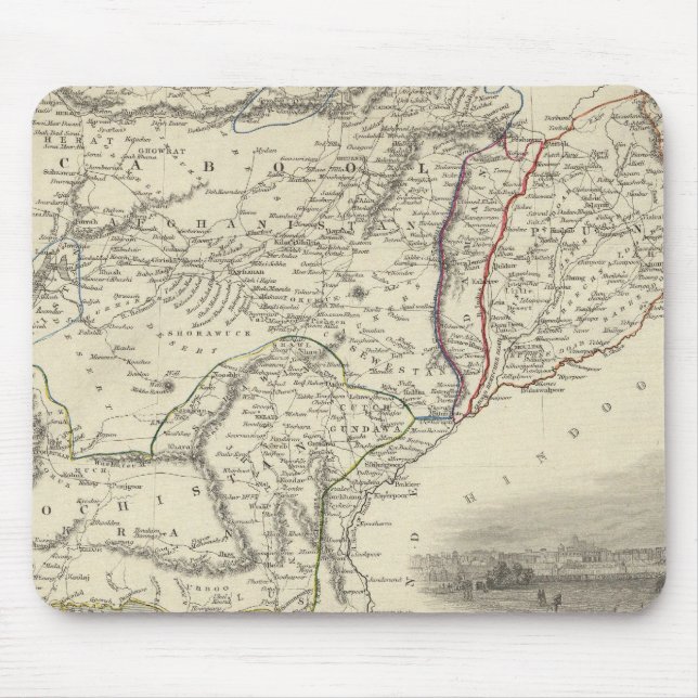 Cabool, The Punjab and Beloochistan Mouse Pad (Front)