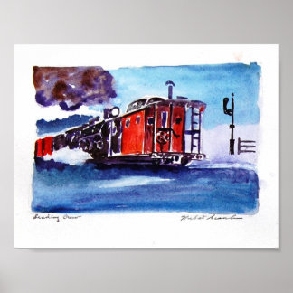 caboose-in-front poster