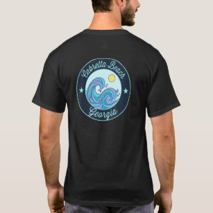 Cabretta Beach Ga Georgia Souvenir Nautical Surfer T-Shirt