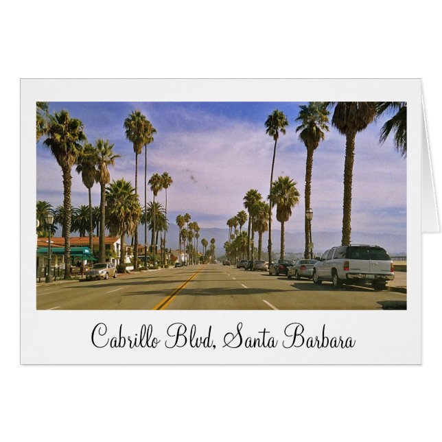 "Cabrillo Blvd, Père Noël Barbara" (Devant horizontal)