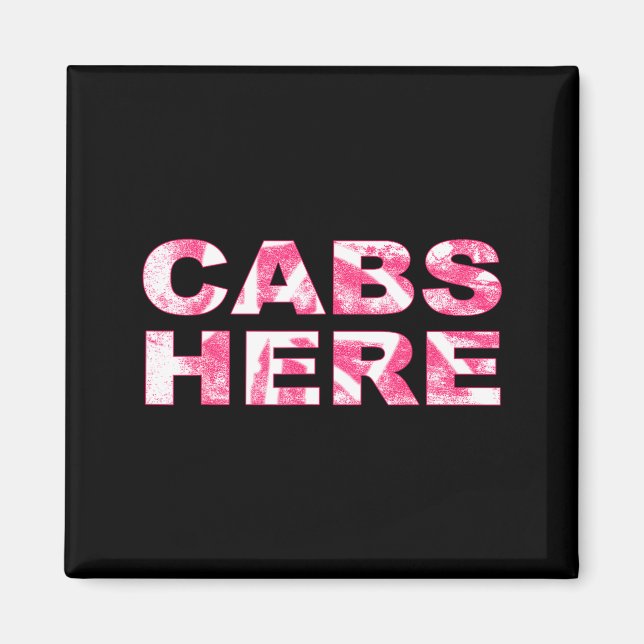 Cabs Here Gym Tan Laundry New Jersey Gtl Garden  Magnet (Front)