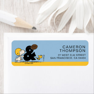 cacahuètes   Football Snoopy & Woodstock