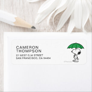 cacahuètes Parapluie vert Snoopy