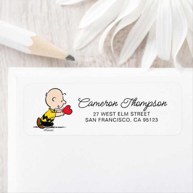 cacahuètes | Saint Valentin Charlie Coeur rouge Br (En situation)