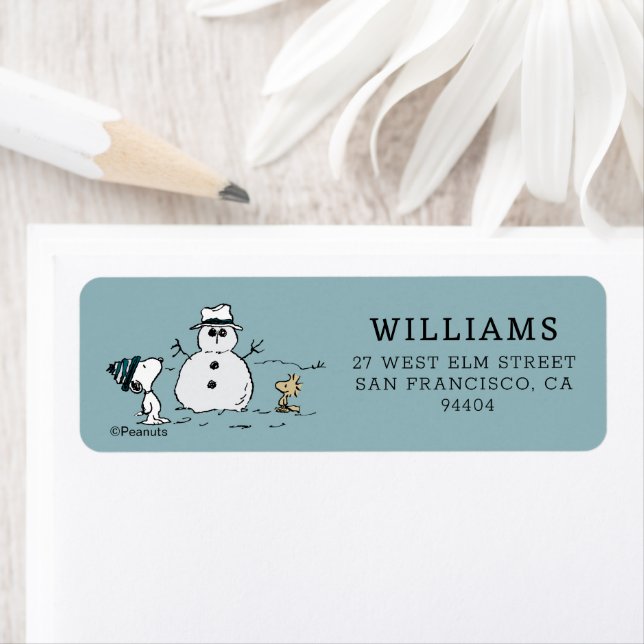 cacahuètes | Snoopy & Woodstock Build A Snowman (En situation)