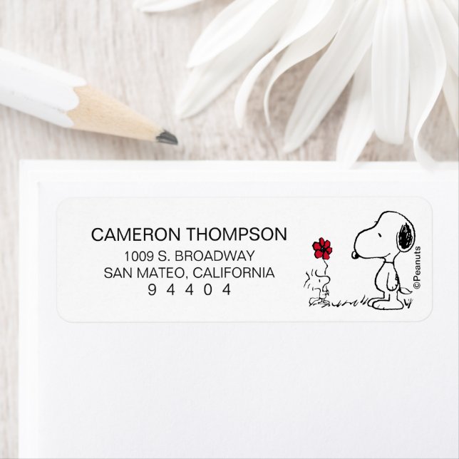 cacahuètes | Snoopy & Woodstock Rouge & Noir (En situation)