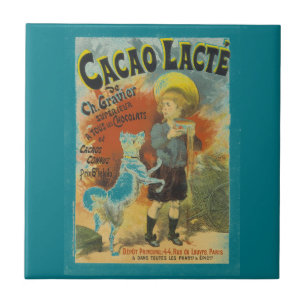 Cacao Lacte Aus Tous Le Choclat Chocolate French Tile