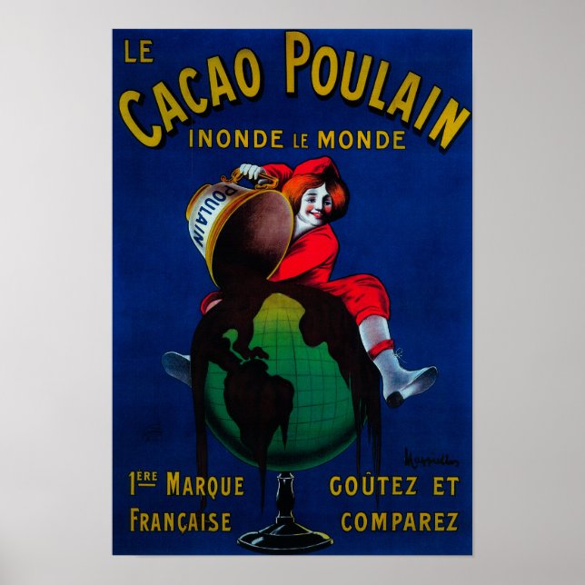 Cacao Poulain Vintage PosterEurope Poster (Front)