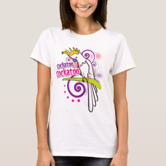 cacatoès d'oiseau de T-shirt