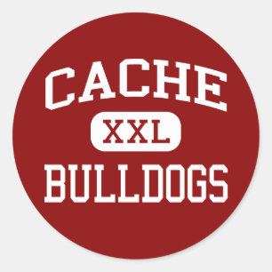 Cache - Bulldogs - High School - Cache Oklahoma Classic Round Sticker