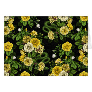 Caché en rose, jaune et vert