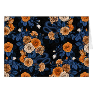 Caché en rose, orange et bleu