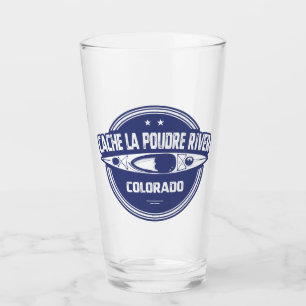 Cache la Poudre River Colorado Kayaking Glass