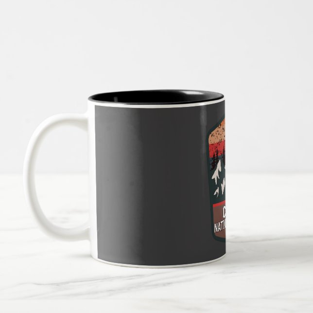 Cache national forest  Two-Tone coffee mug (Left)