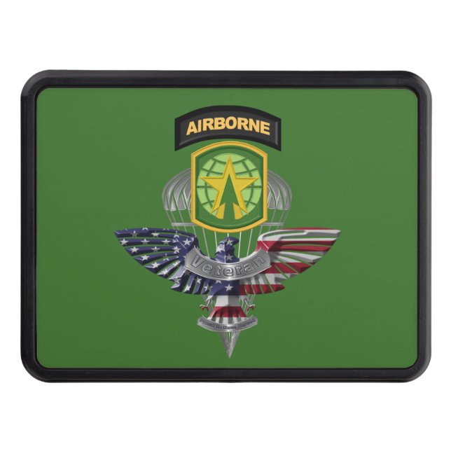 Cache Pour Crochet De Remorquage 16e brigade de police militaire Aigle aéroporté (Devant)