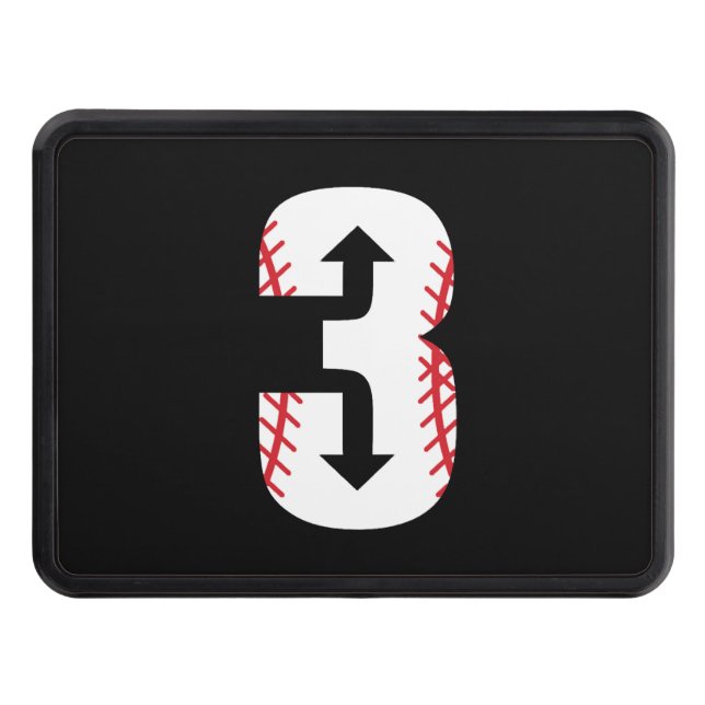 Cache Pour Crochet De Remorquage 3 Baseball (Devant)