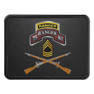Cache Pour Crochet De Remorquage 75e régiment de Rangers Sergent-chef 