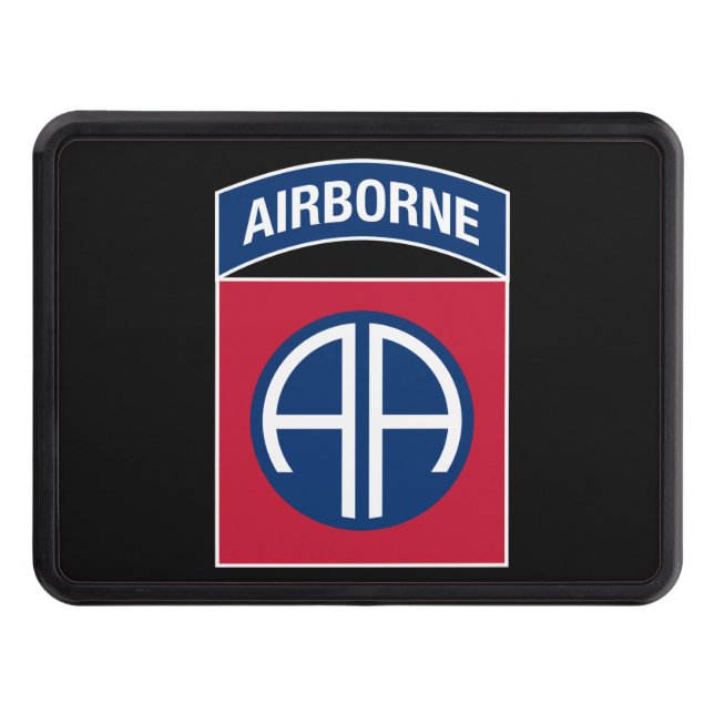 Cache Pour Crochet De Remorquage 82e division aéroportée Insignia (Devant)
