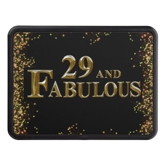 Cache Pour Crochet De Remorquage Anniversaire 29 ans (Devant)