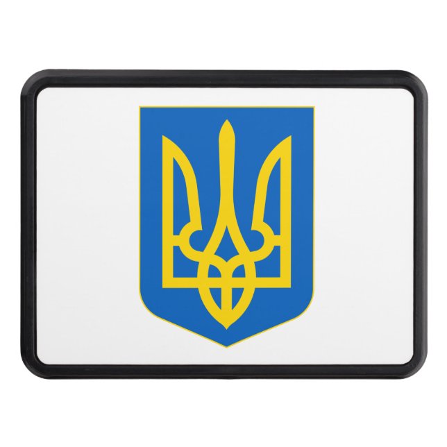 Cache Pour Crochet De Remorquage Armoiries de l'Ukraine (Devant)