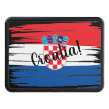 Artistic Brushstroke Croate Flag