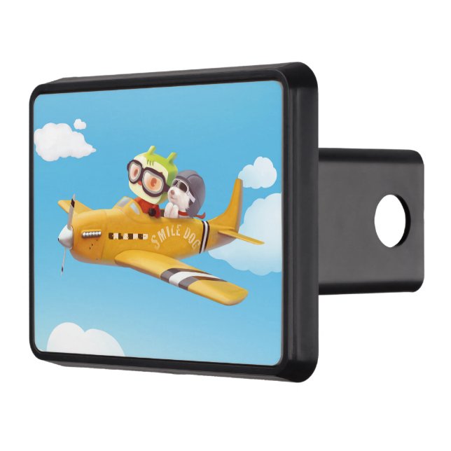 Cache Pour Crochet De Remorquage Aventure en vol avec chien (Gauche)