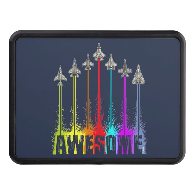 Cache Pour Crochet De Remorquage Avions de chasse impressionnants (Devant)