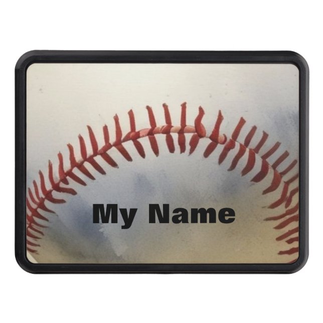 Cache Pour Crochet De Remorquage Baseball Votre Nom (Devant)