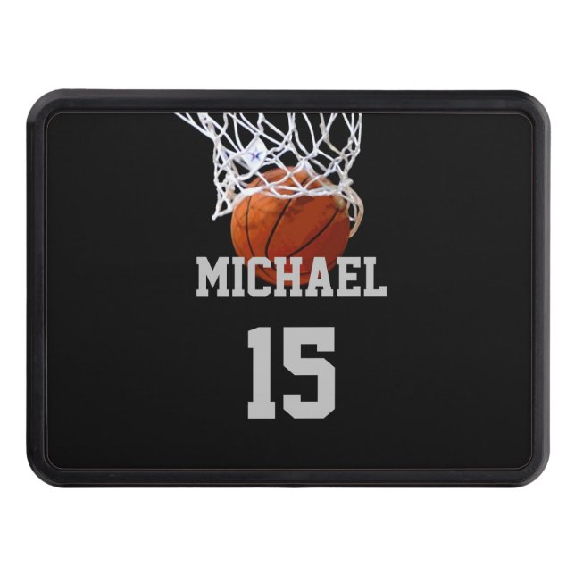 Cache Pour Crochet De Remorquage Basket-ball Votre nom (Devant)