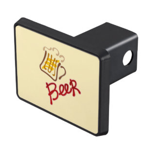 Cache Pour Crochet De Remorquage Basse à bière avec la bière et couverture en mouss