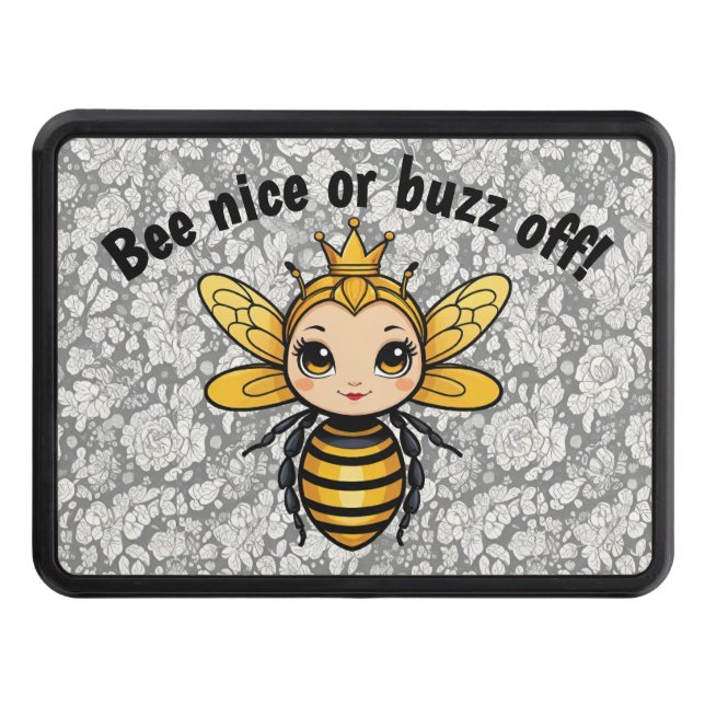 Cache Pour Crochet De Remorquage Bee Nice Ou Buzz Off - Queen Bee (Devant)